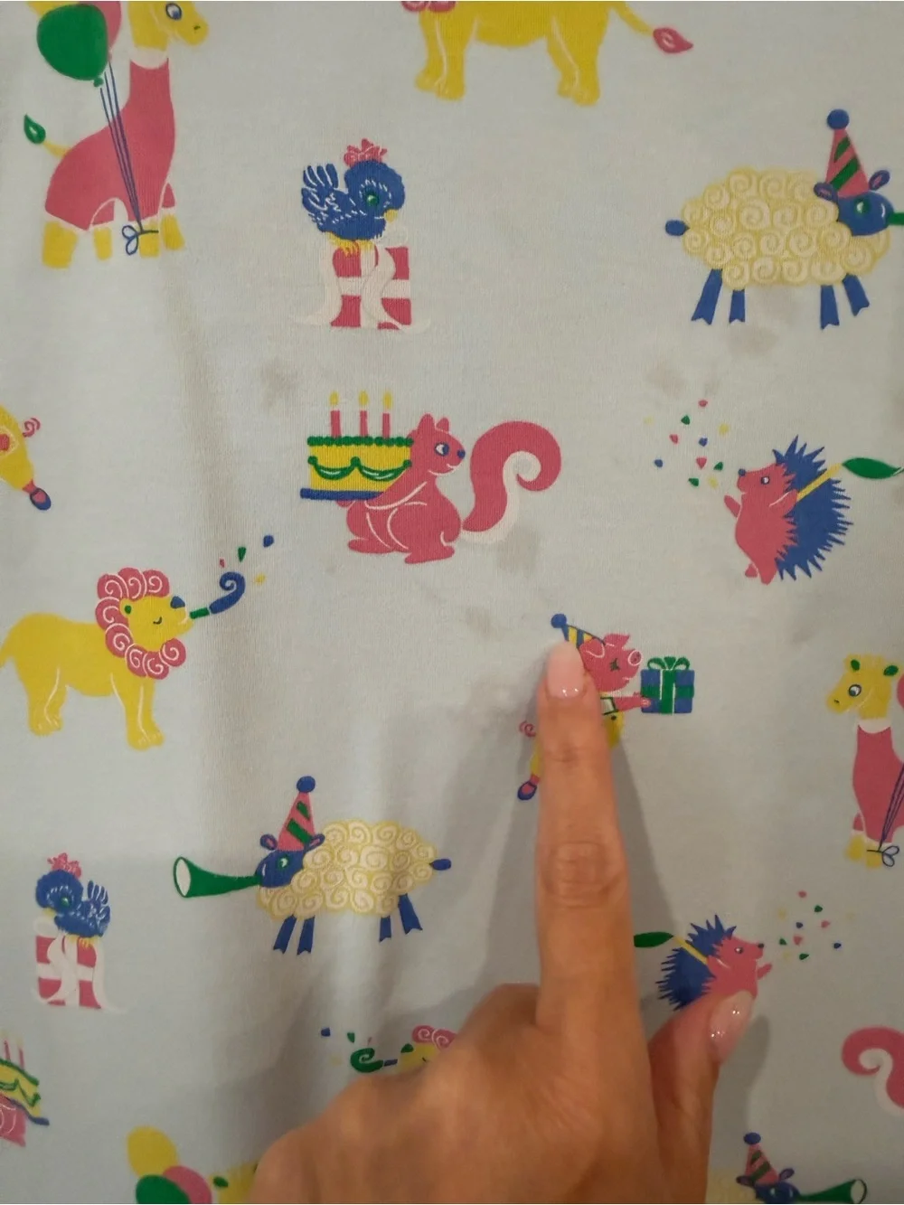 Beaufort Bonnet Company Birthday party animal Short Sleeve Polly Play Dress